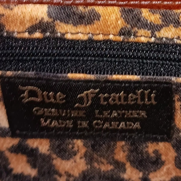Due Fratelli Vintage 80s leather bag - Picture 3 of 3